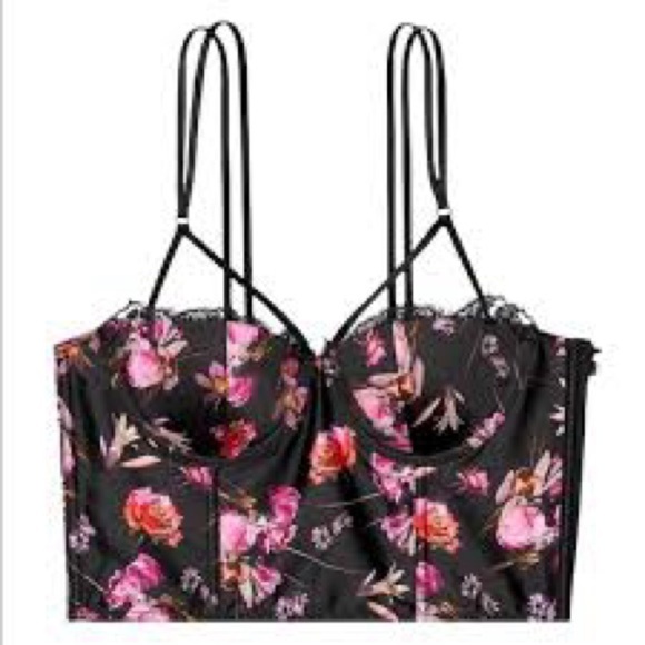 NWT Victorias Secret VERY SEXY Floral Bustier - Picture 3 of 6